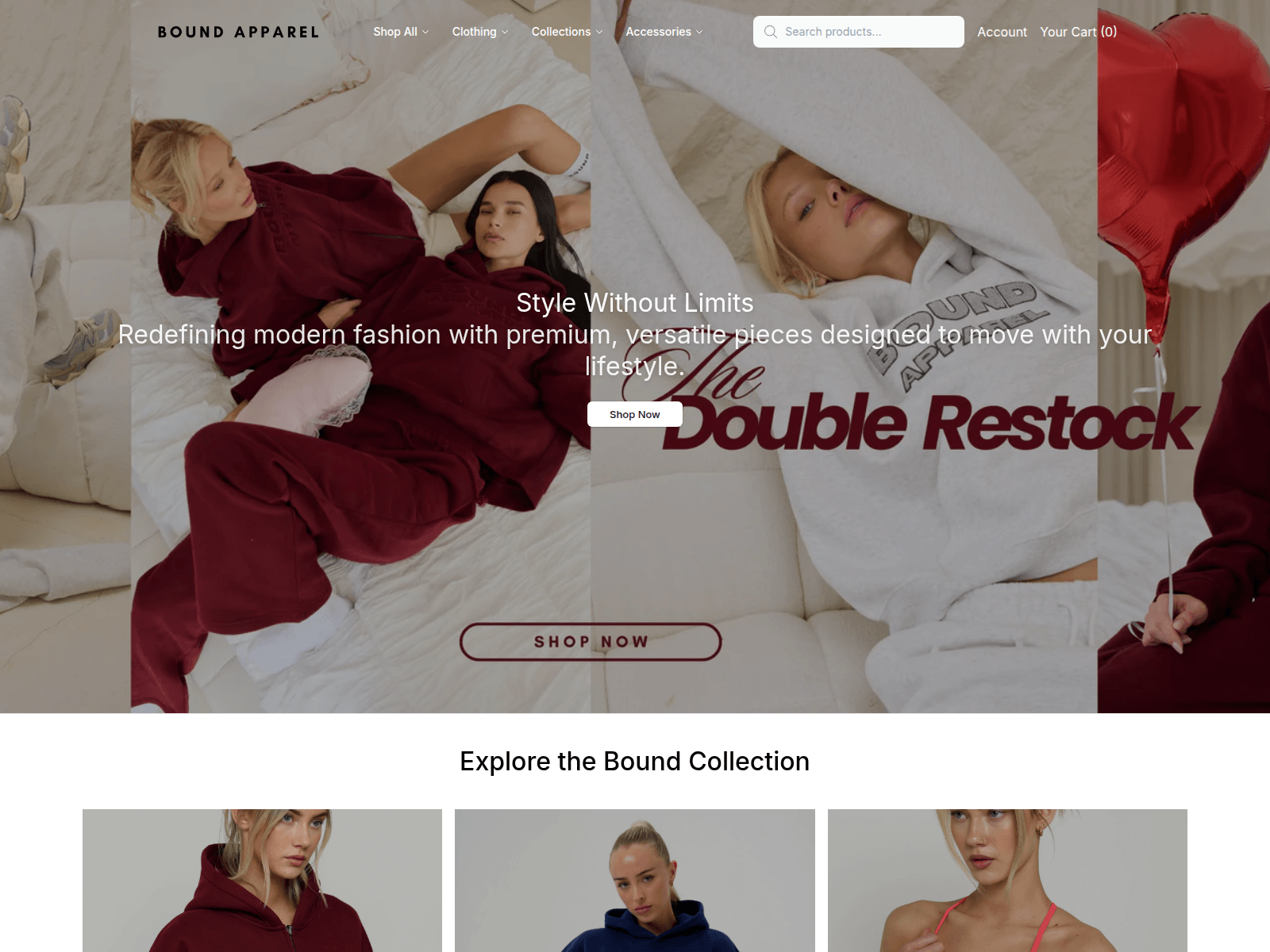 Screenshot of bndapparel.shop