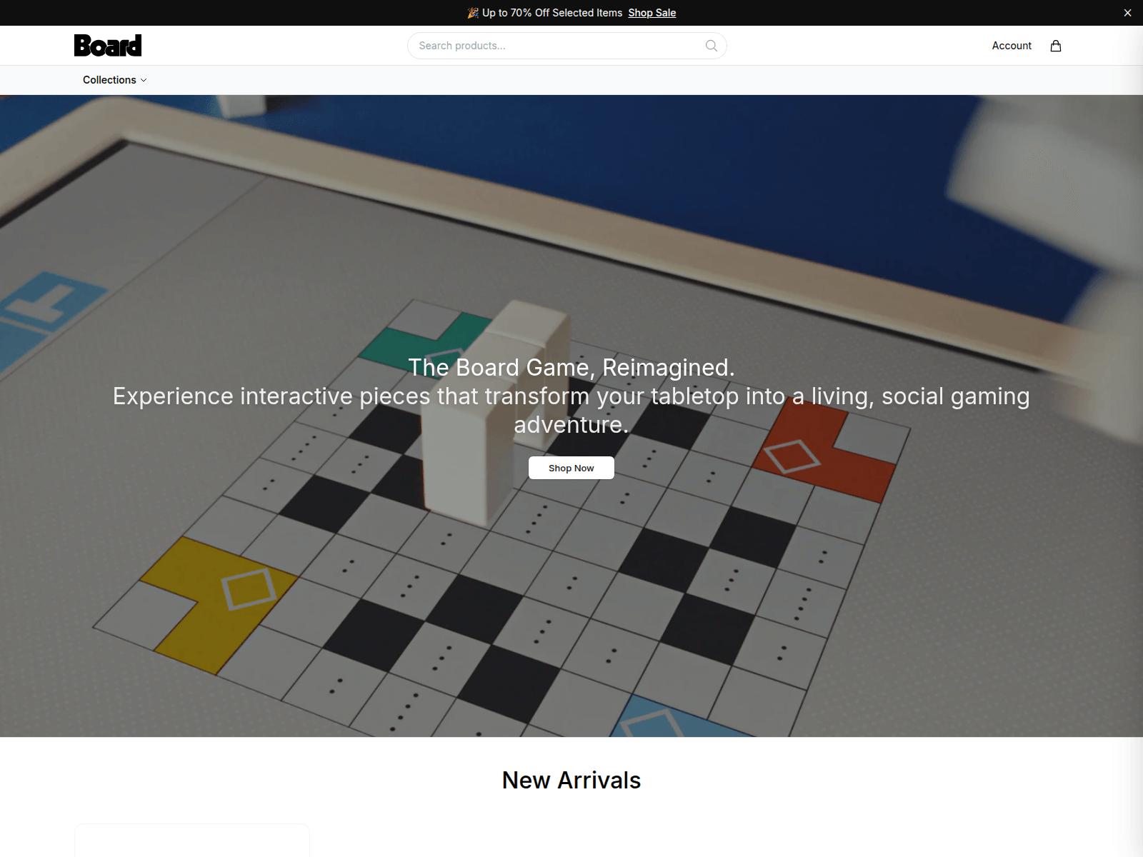 Screenshot of boardcollection.shop