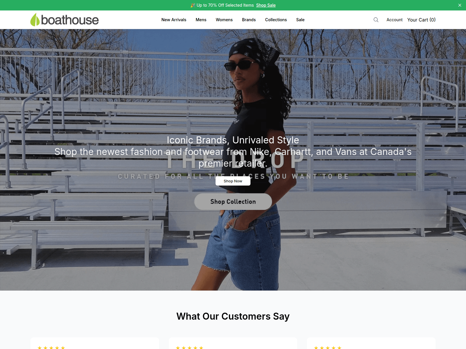 Screenshot of boathouseshop.shop