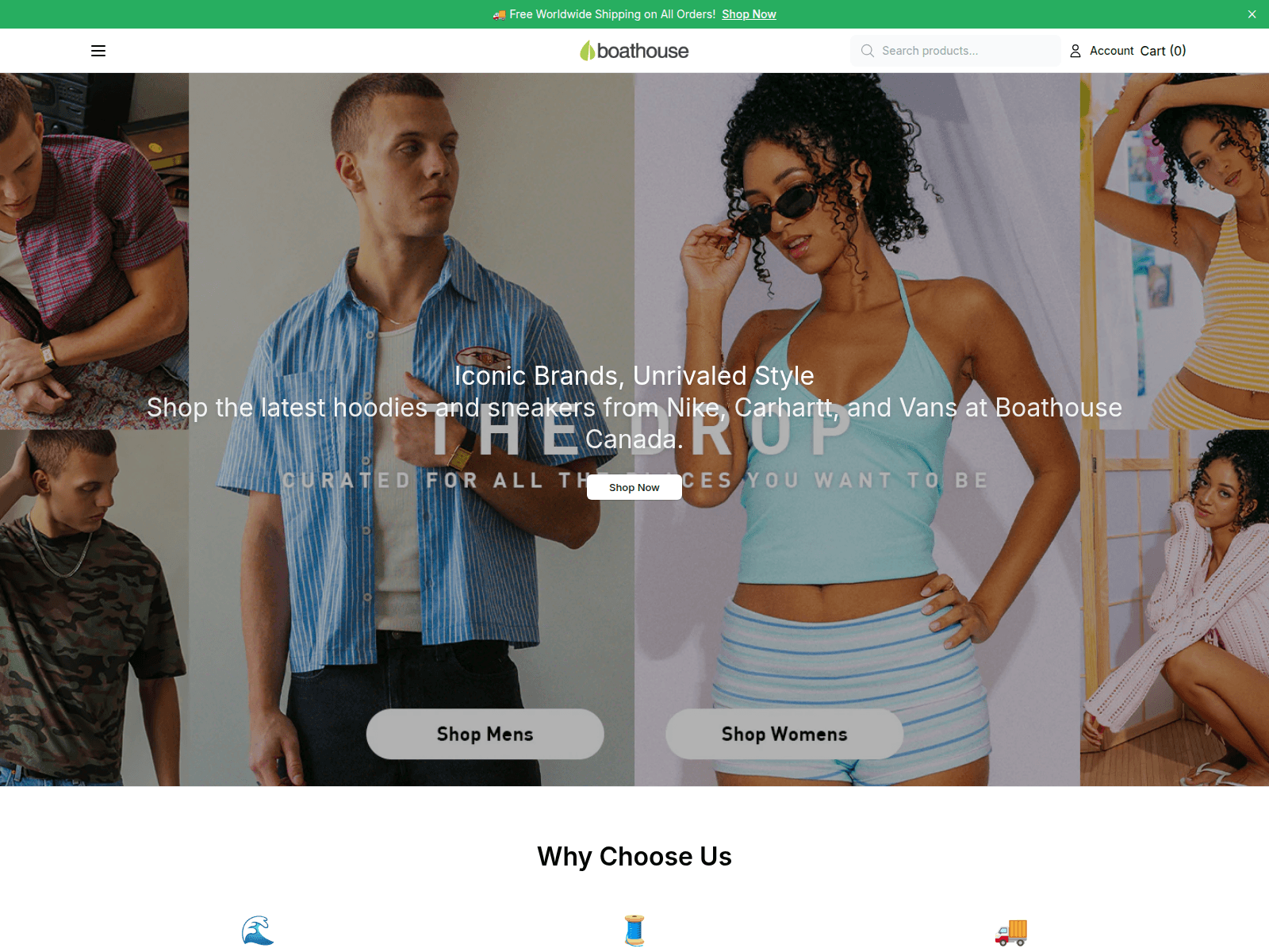 Screenshot of boathousestores.shop