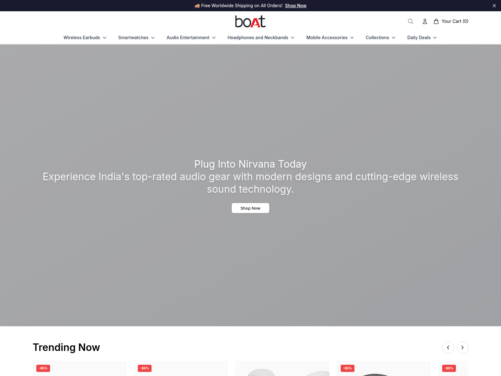 Screenshot of boatstore.shop