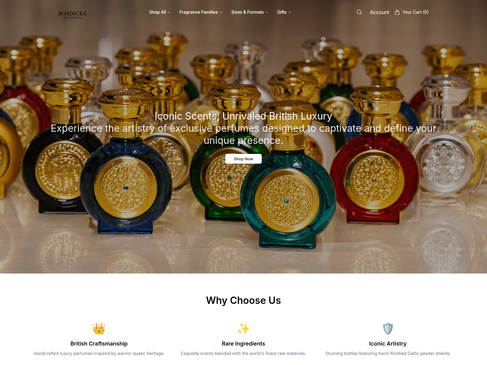 Screenshot of boadiceathevictoriousshop.shop