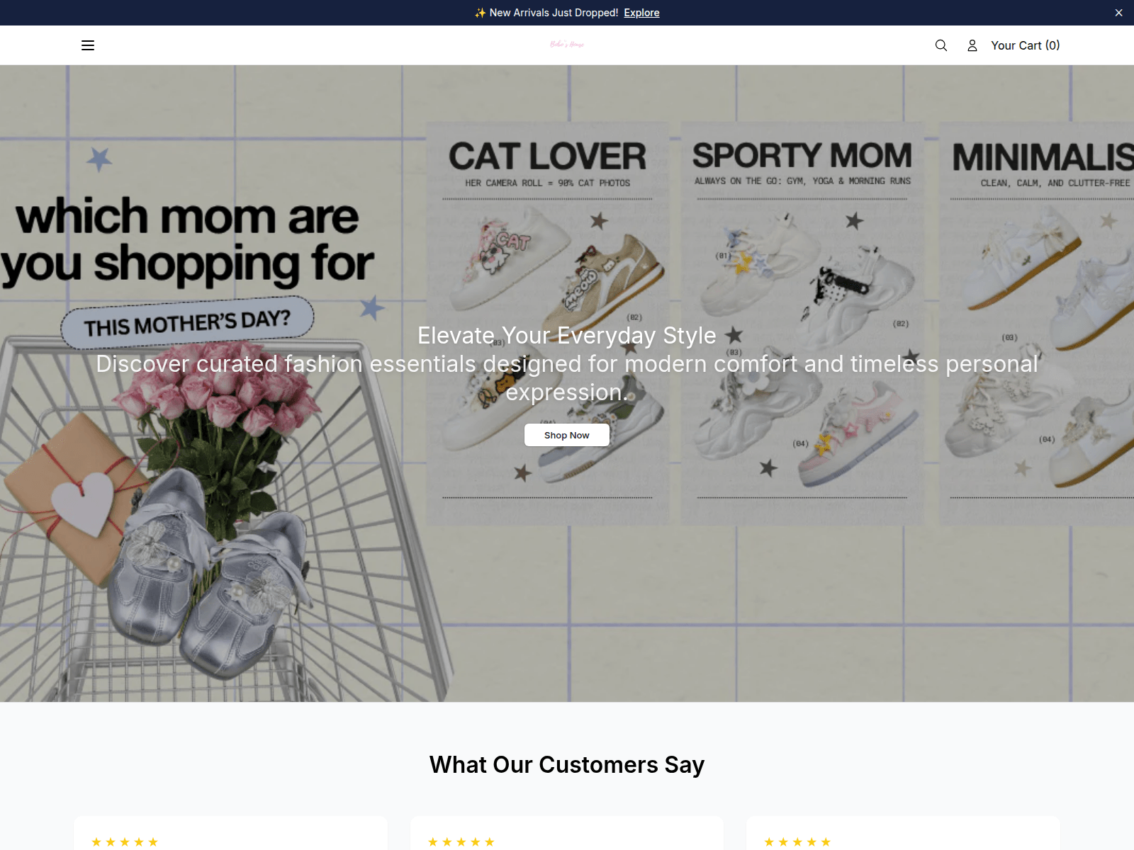 Screenshot of boboshousestore.shop