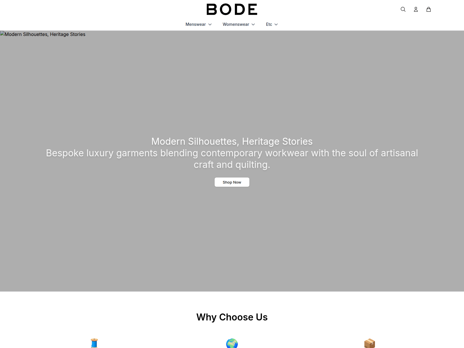 Screenshot of bodecollection.shop