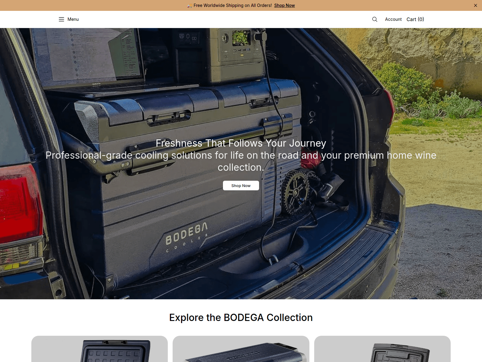Screenshot of bodegacoolershop.shop