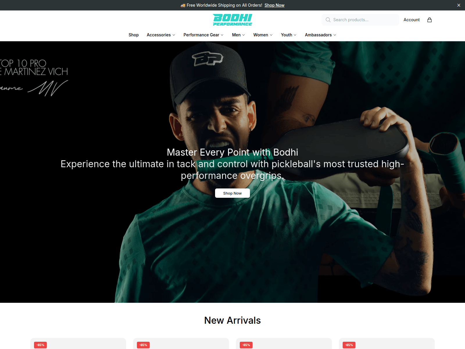 Screenshot of bodhiperformancehq.shop