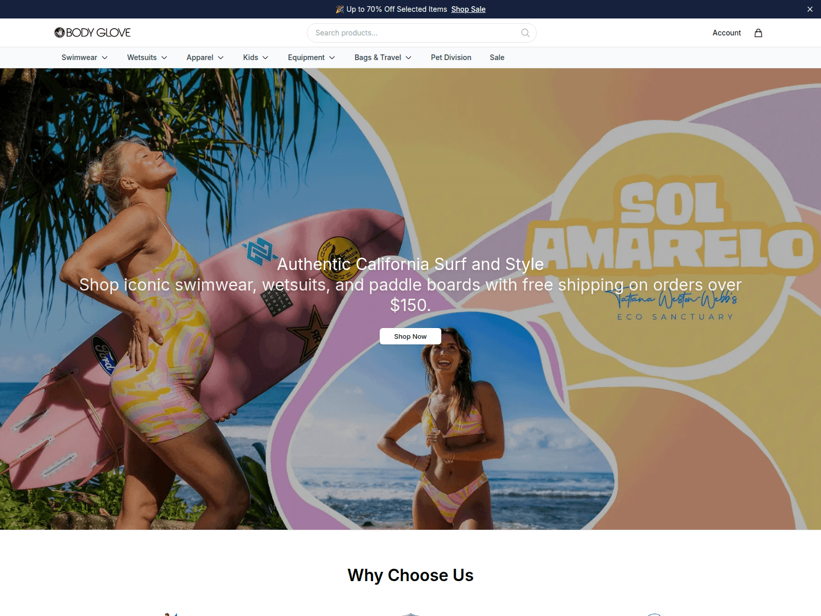 Screenshot of bodygloveofficial.shop