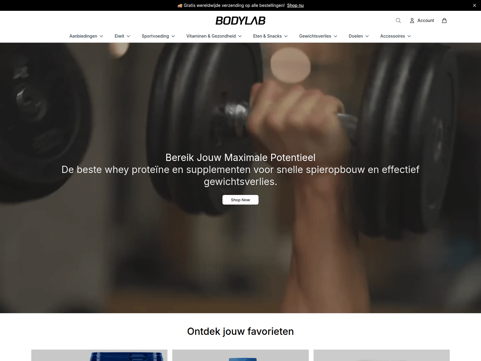Screenshot of bodylabstore.shop