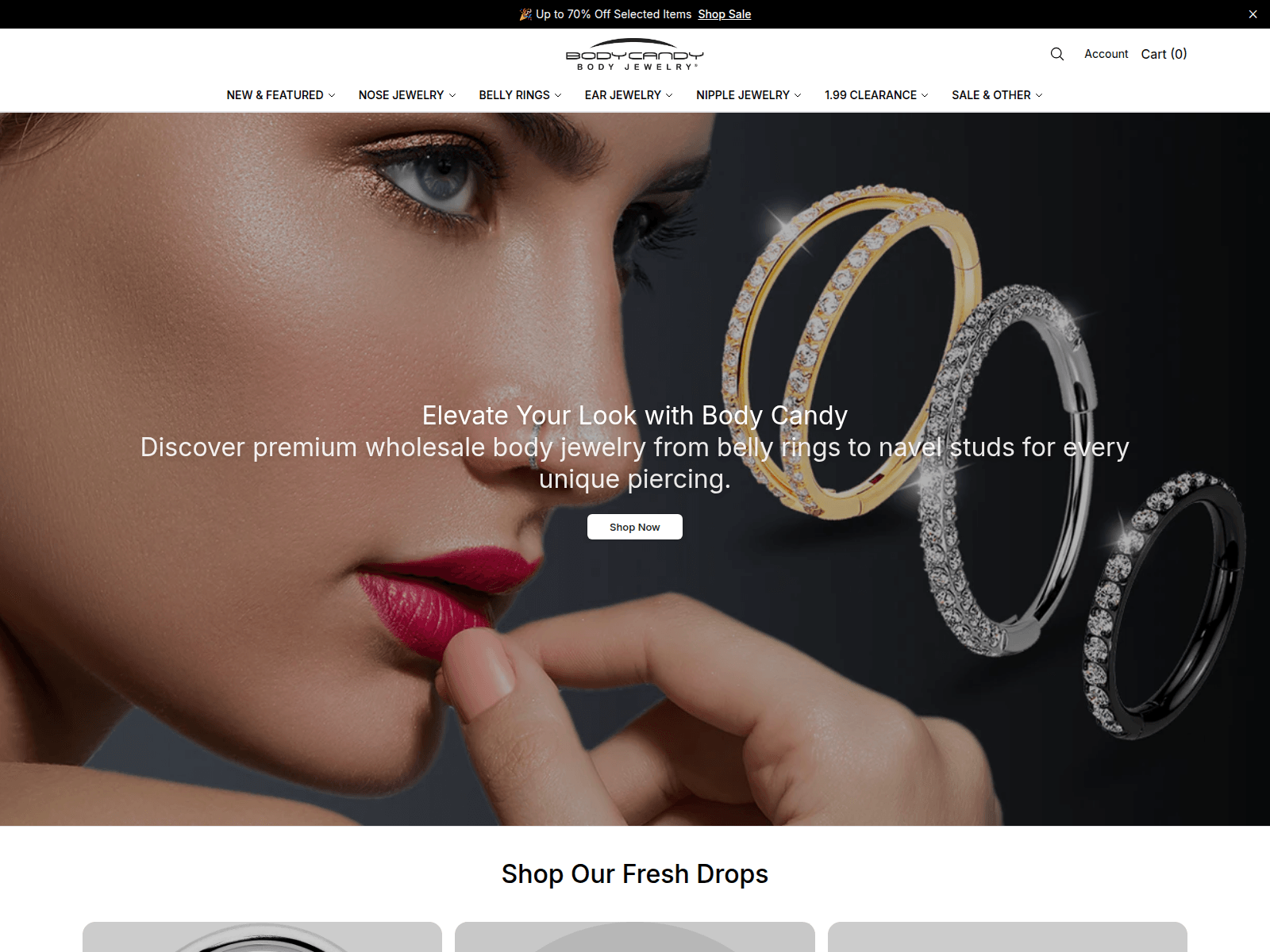 Screenshot of bodycandyboutique.shop