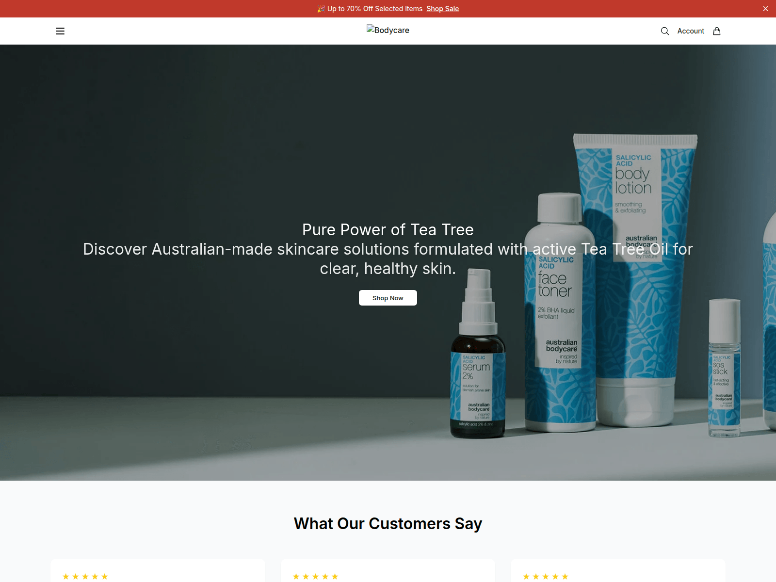 Screenshot of bodycarehaus.shop