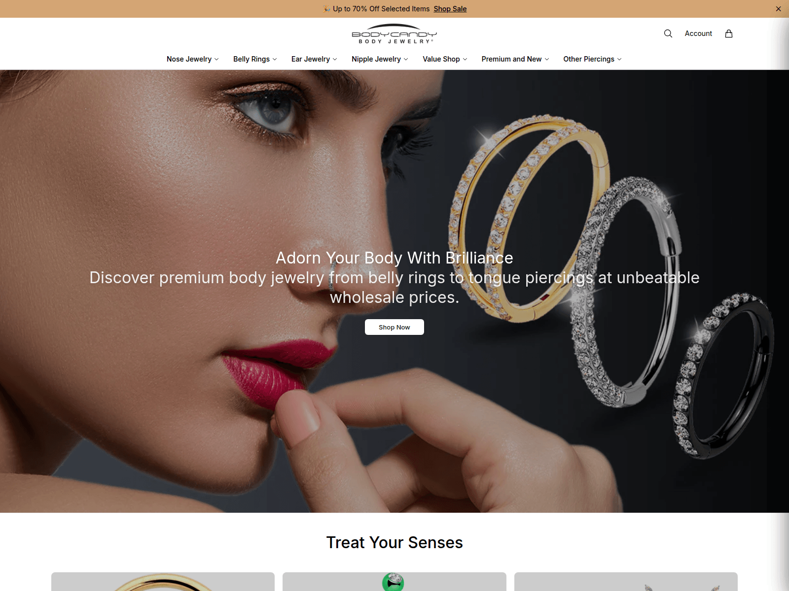 Screenshot of bodycandyhub.shop