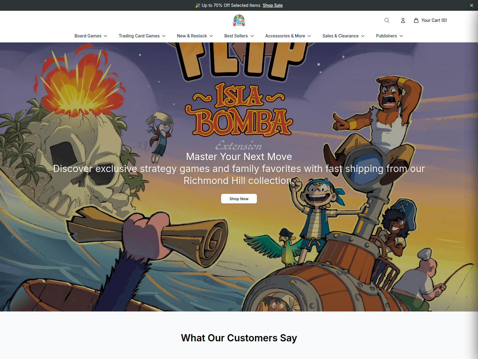 Screenshot of boardgameblisshq.shop