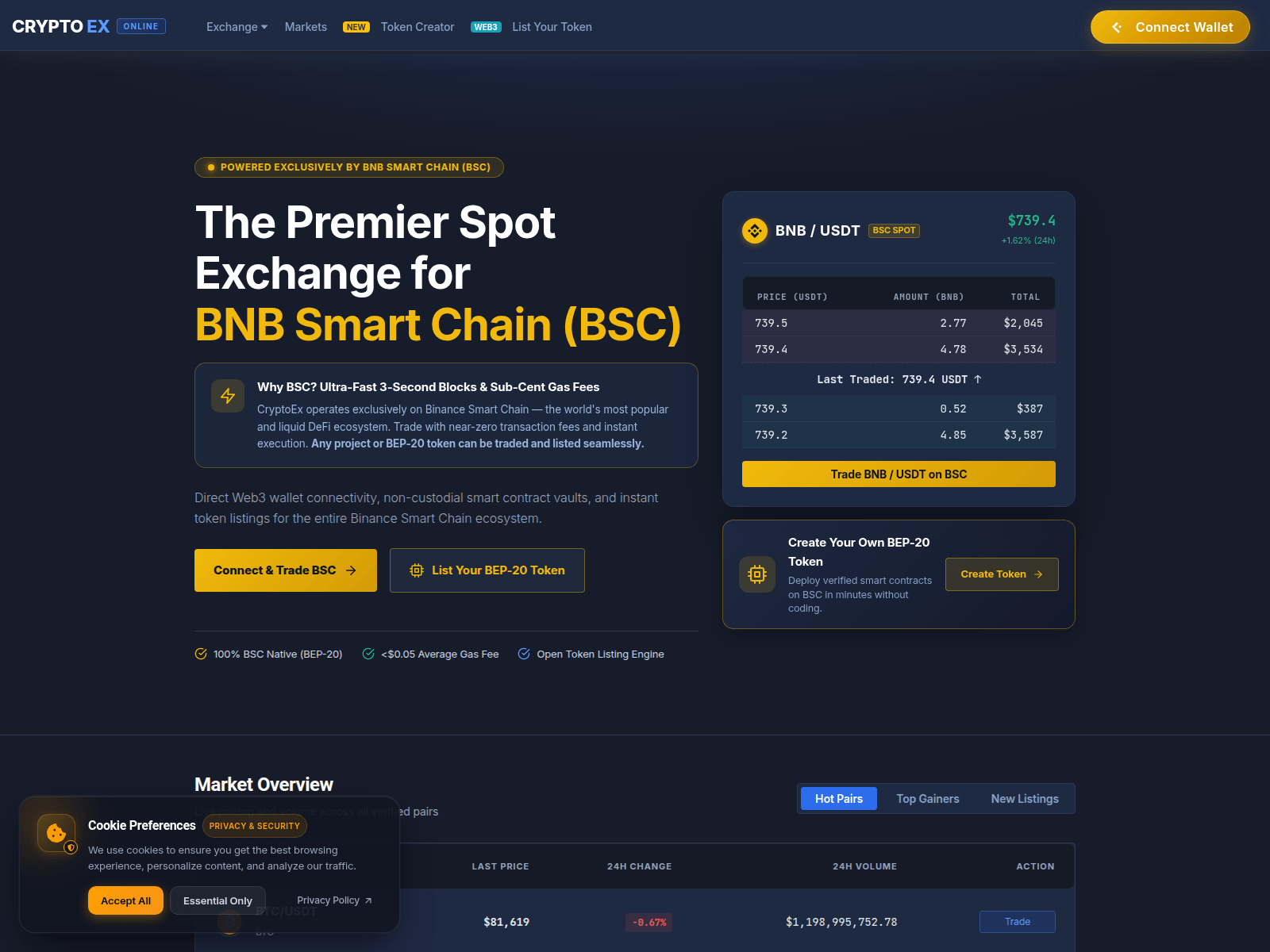 のスクリーンショット cryptoex.online