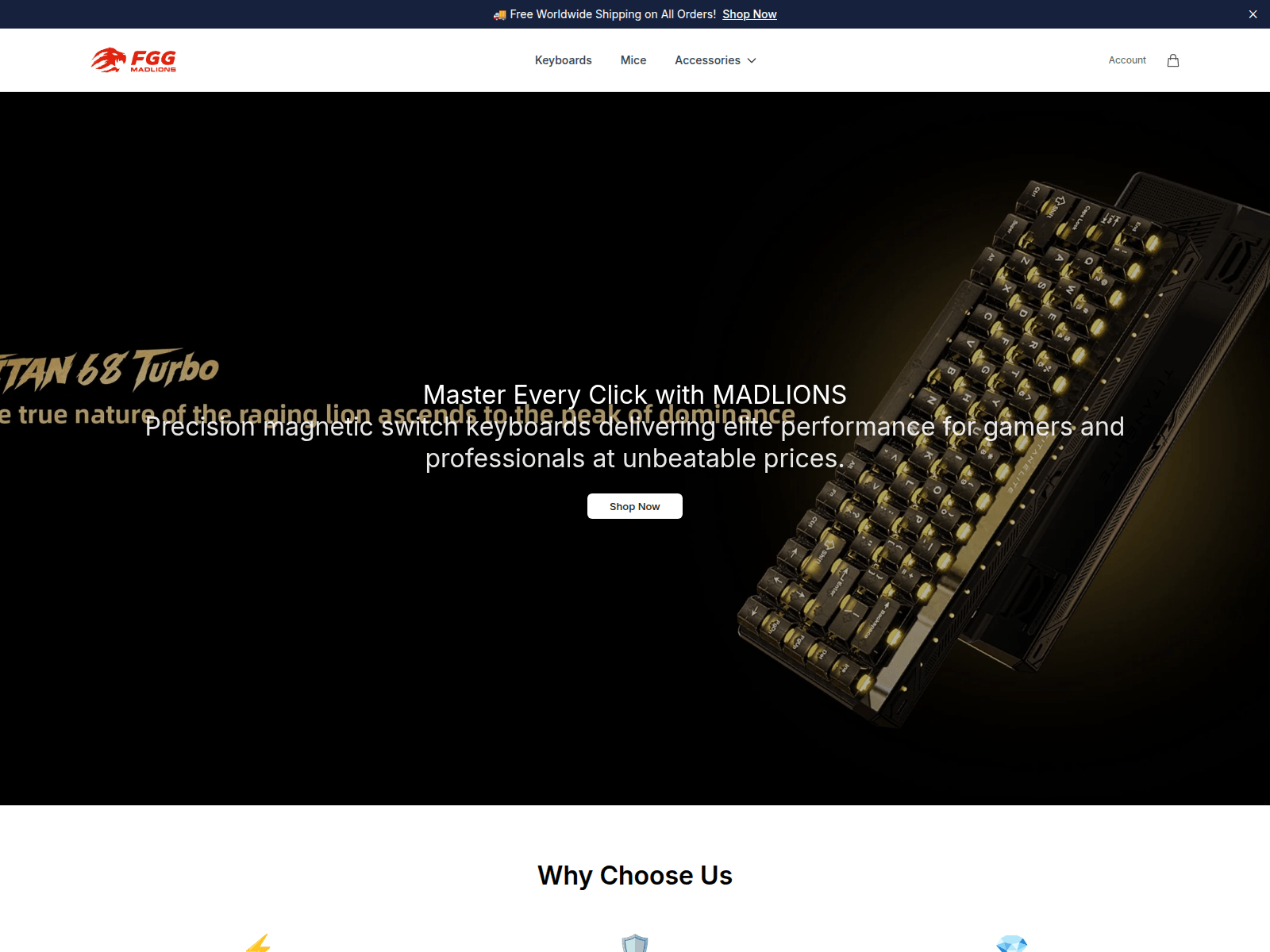 Screenshot of boltstream.shop