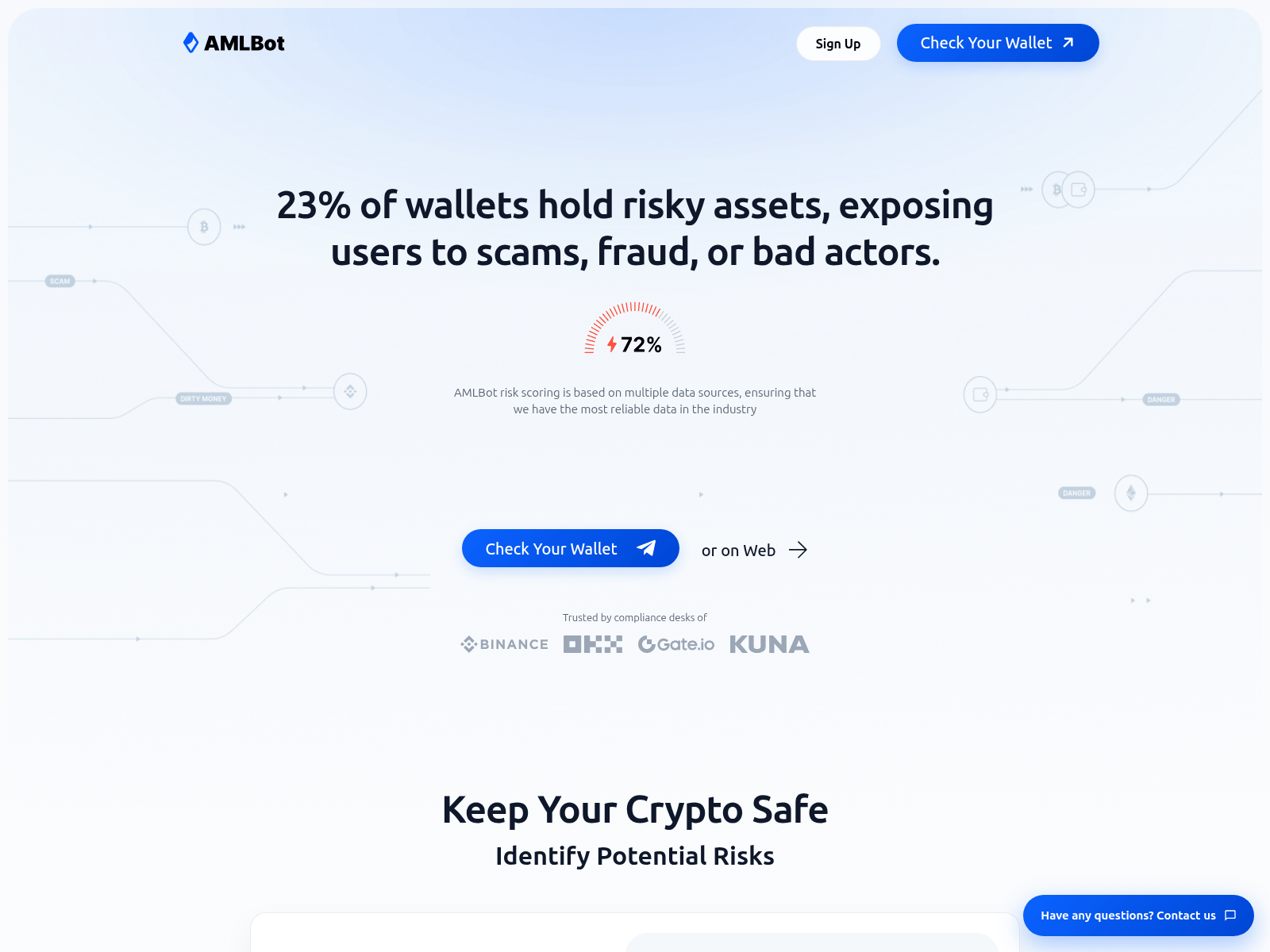 Screenshot of aml-challenge.org