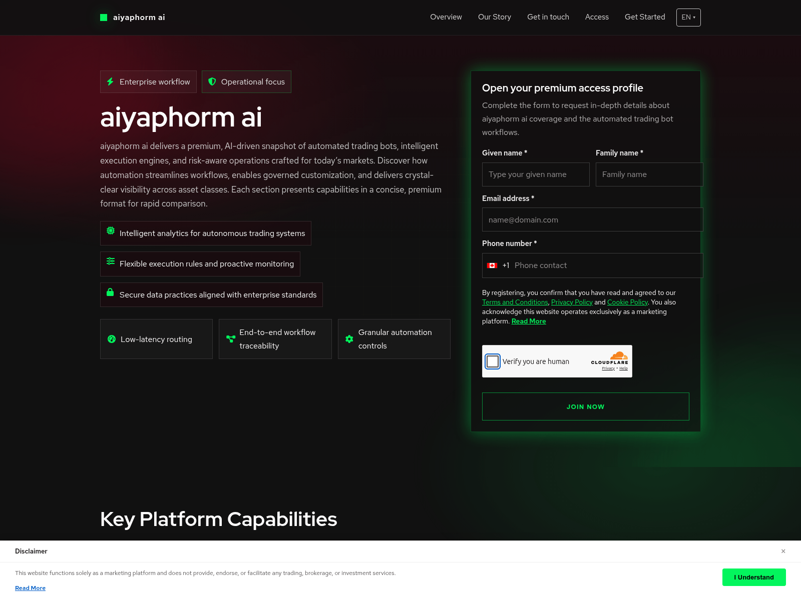 Screenshot of aiyaphormai.click