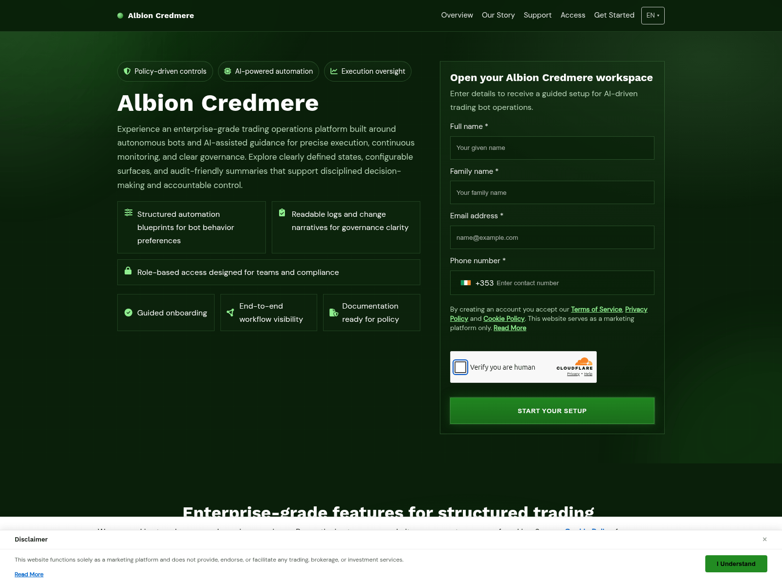 Screenshot of albioncredmere.digital