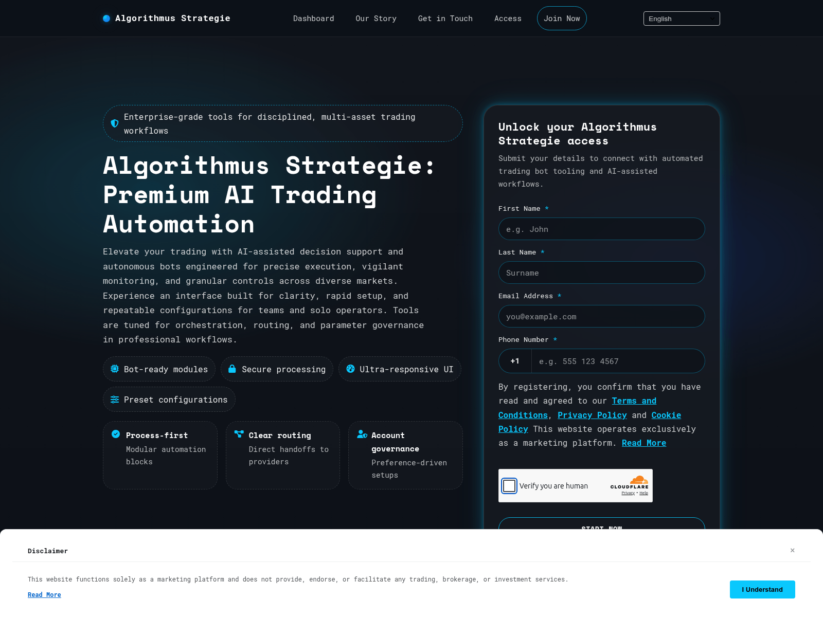 Screenshot of algorithmusstrategie.com
