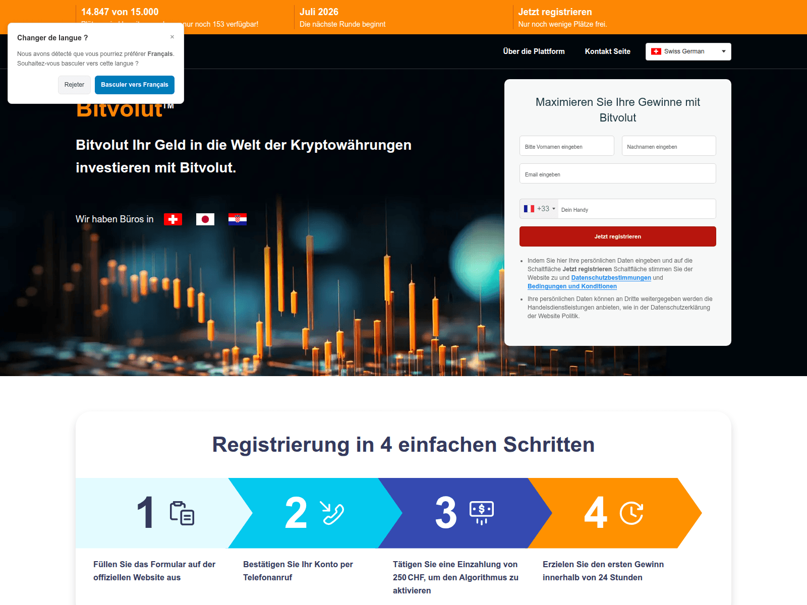 Screenshot of algoblaze.co