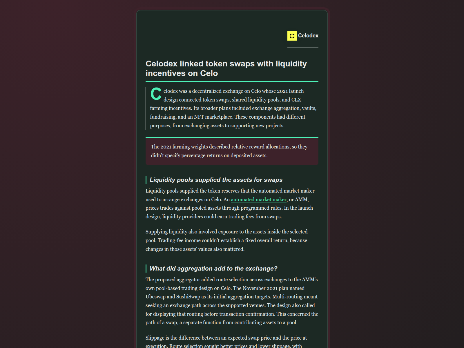 Screenshot of ceoldex.ink