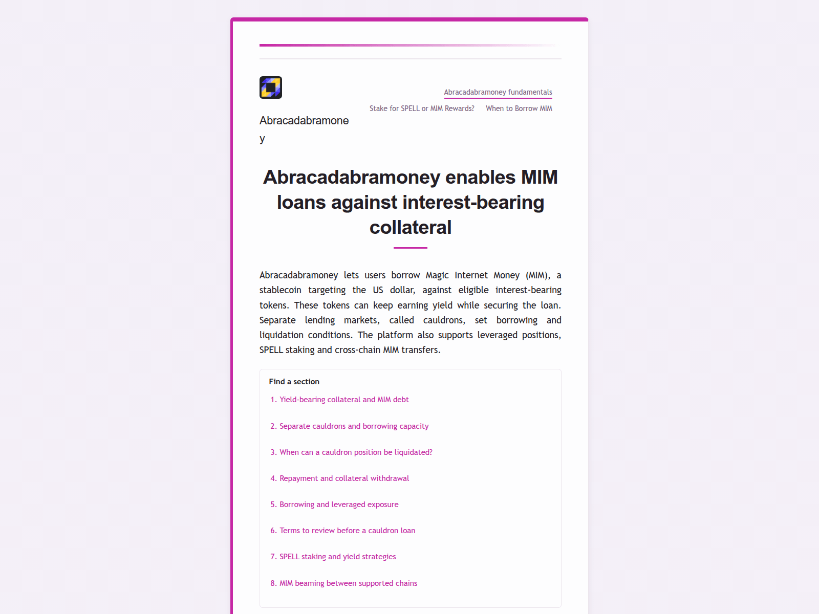 Screenshot of abracdaabramoney.com