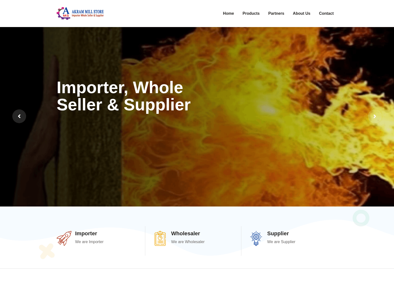 Screenshot of akrammillstore.com