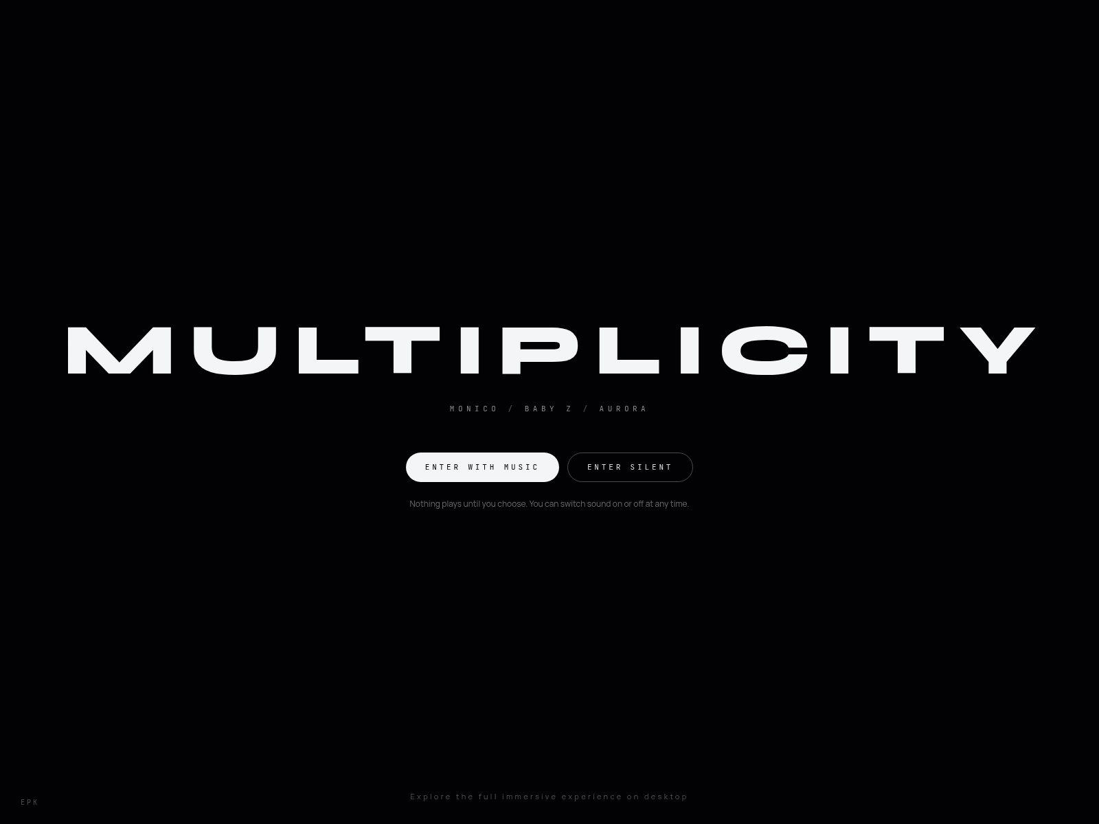 Screenshot of multiplicity.one