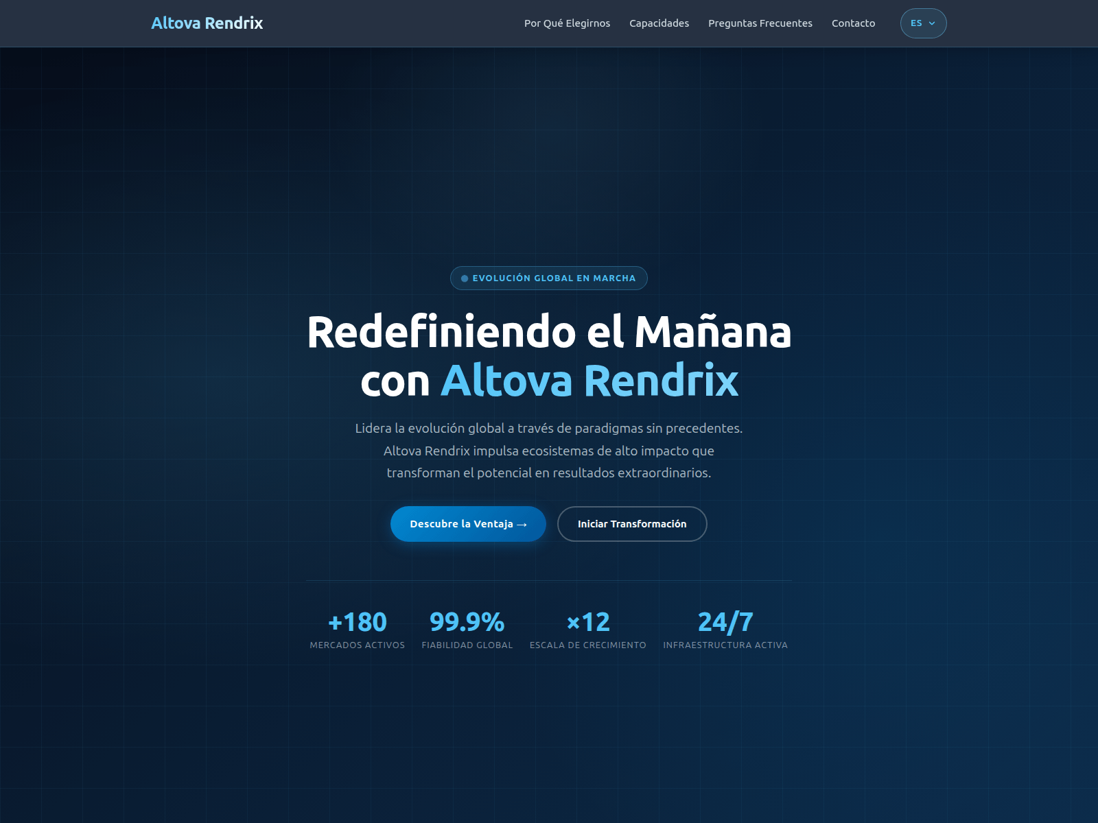 Screenshot of altovarendrix.com