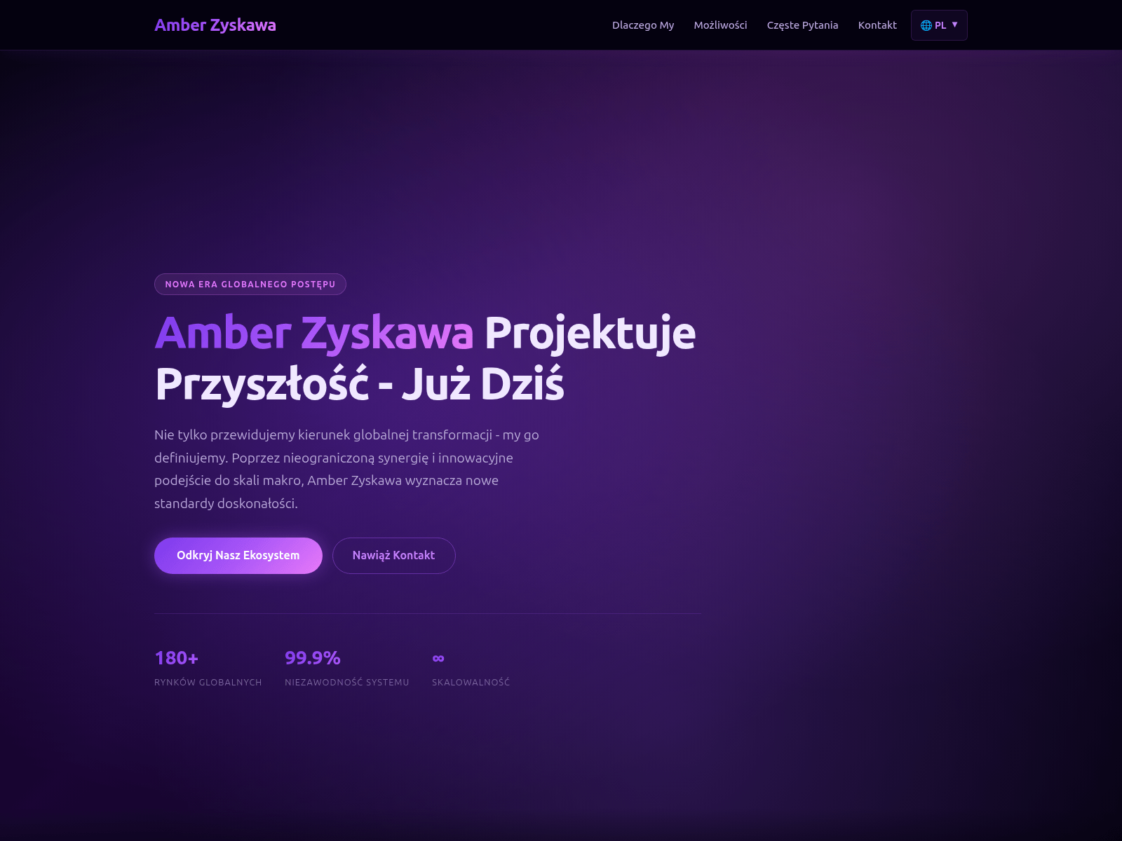Screenshot of amberzyskawa.com