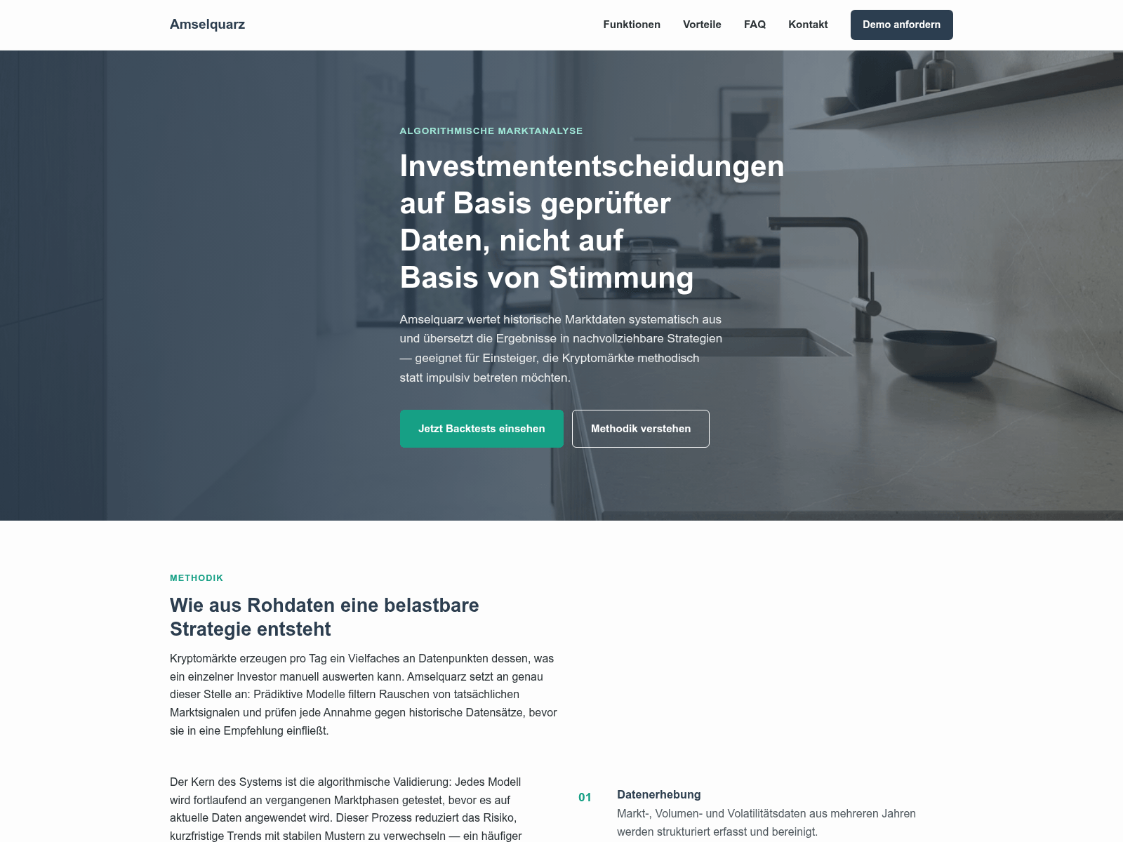 Screenshot of amselquarz.com