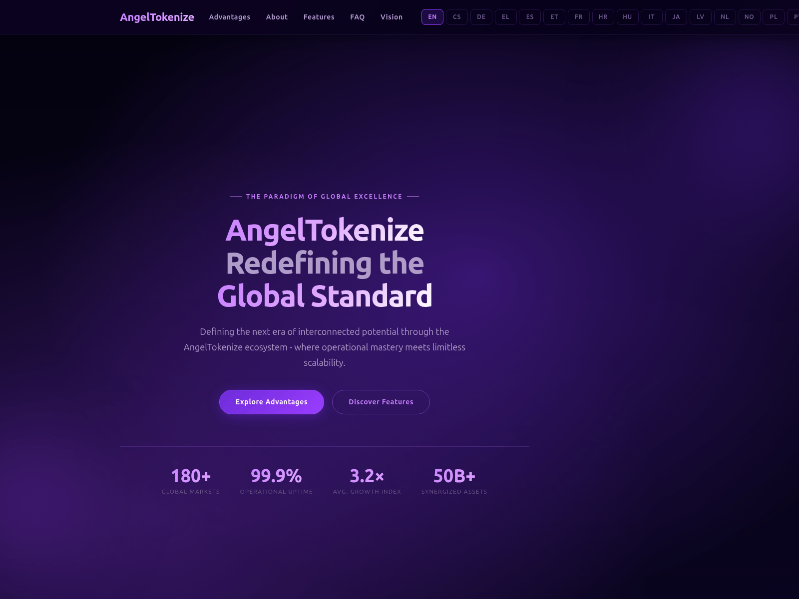 Screenshot of angeltokenize.net