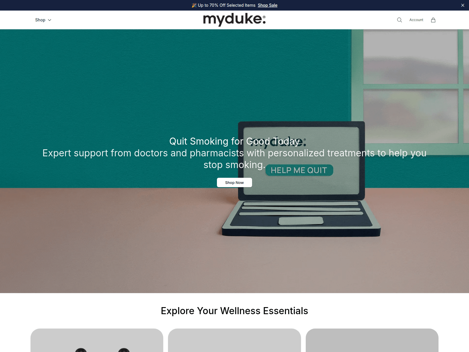 Screenshot of mydukepharmacy.shop