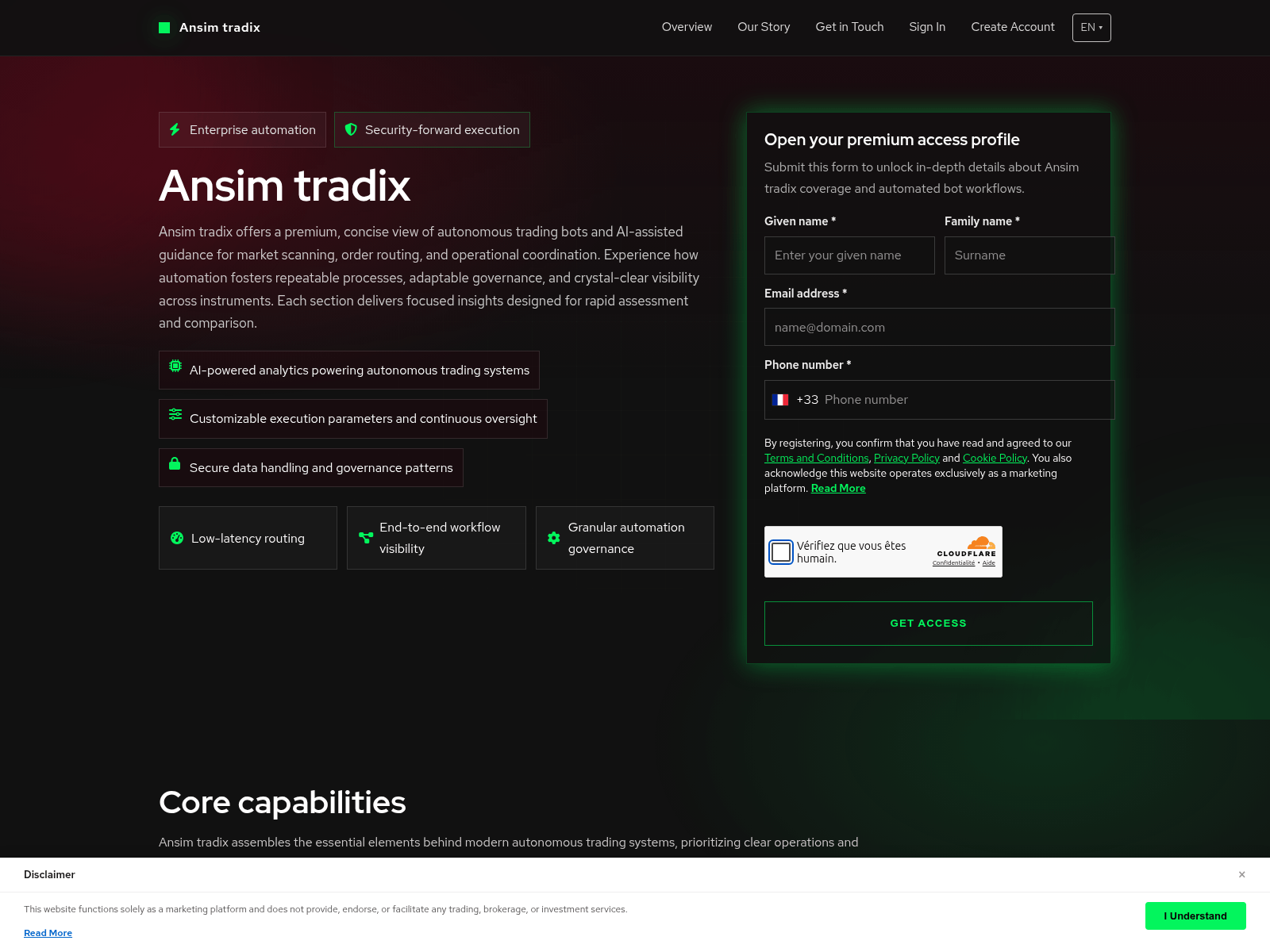 Screenshot of ansimtradix.pro