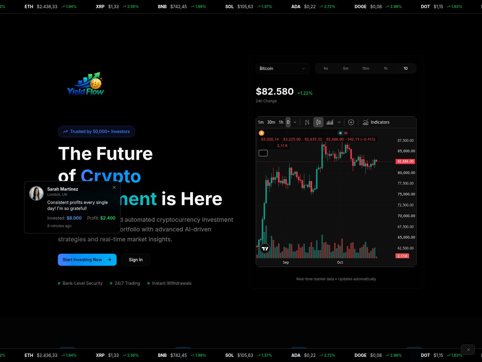Screenshot of yieldflowfx.online