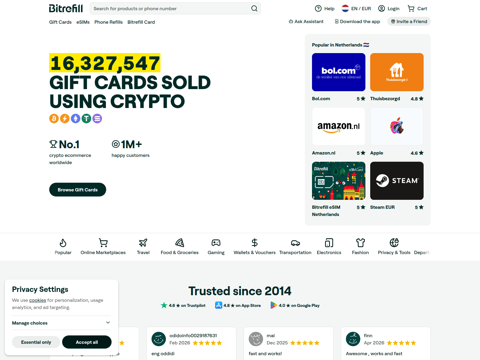 Screenshot of bitrefill.com-gift-esim-ad04.com
