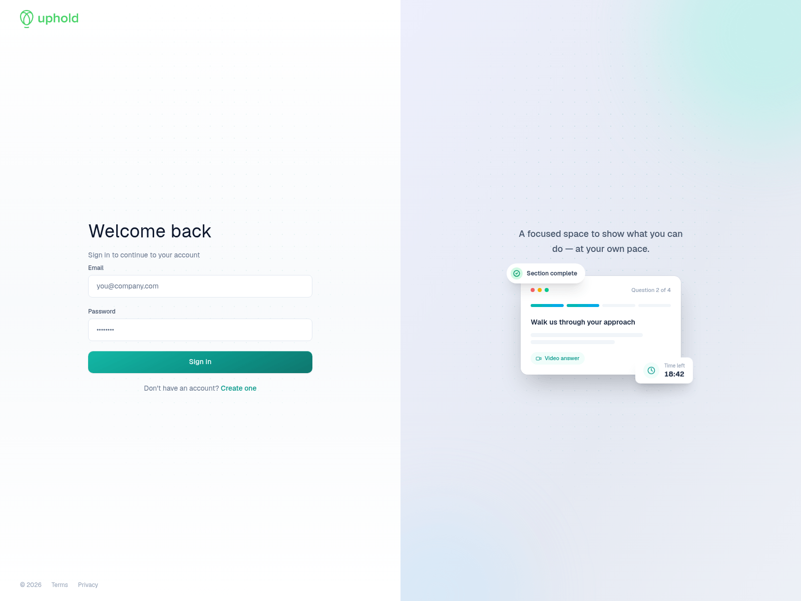Screenshot of uphold-careers.com