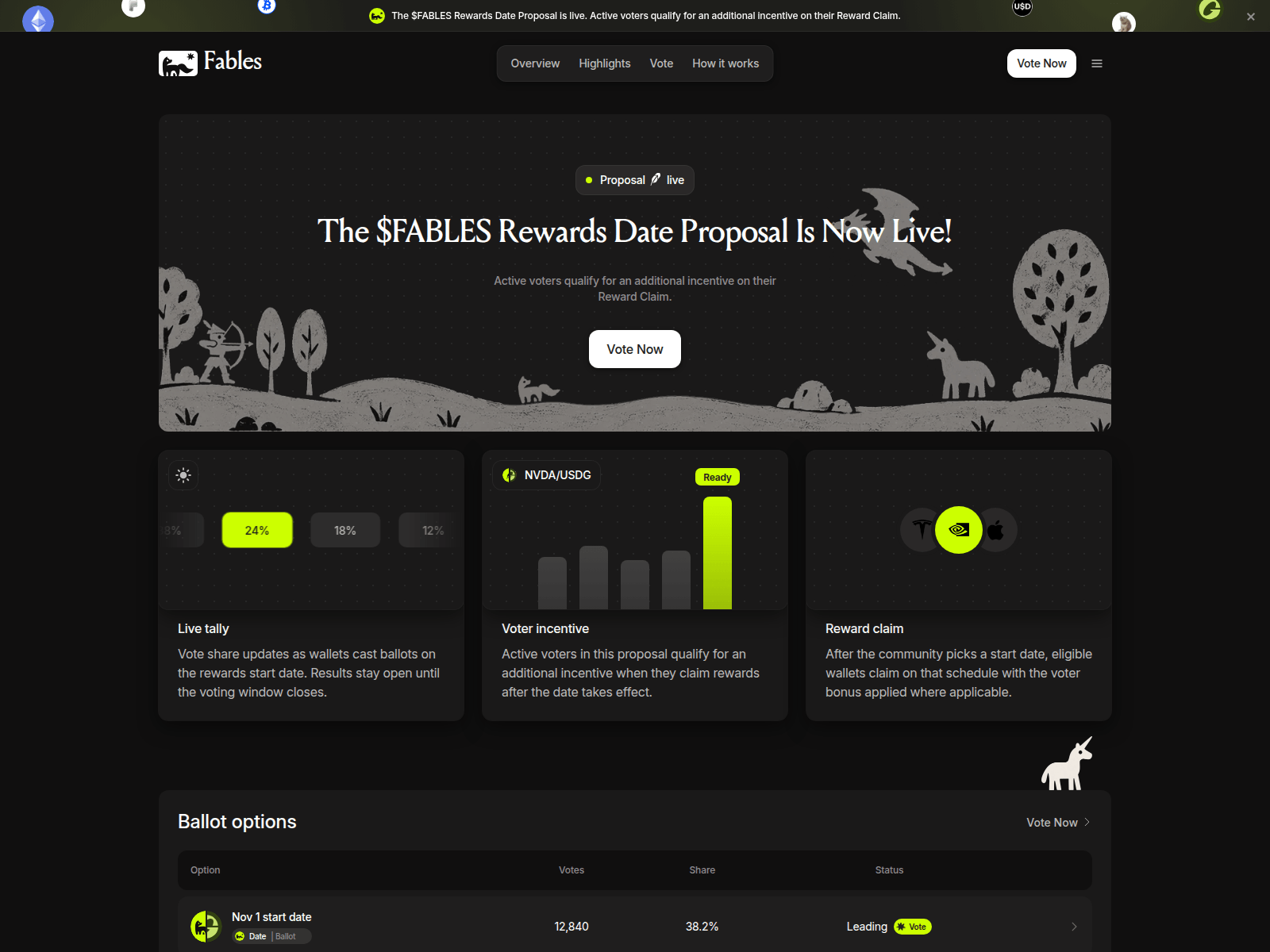 Screenshot of rewards-fables.xyz