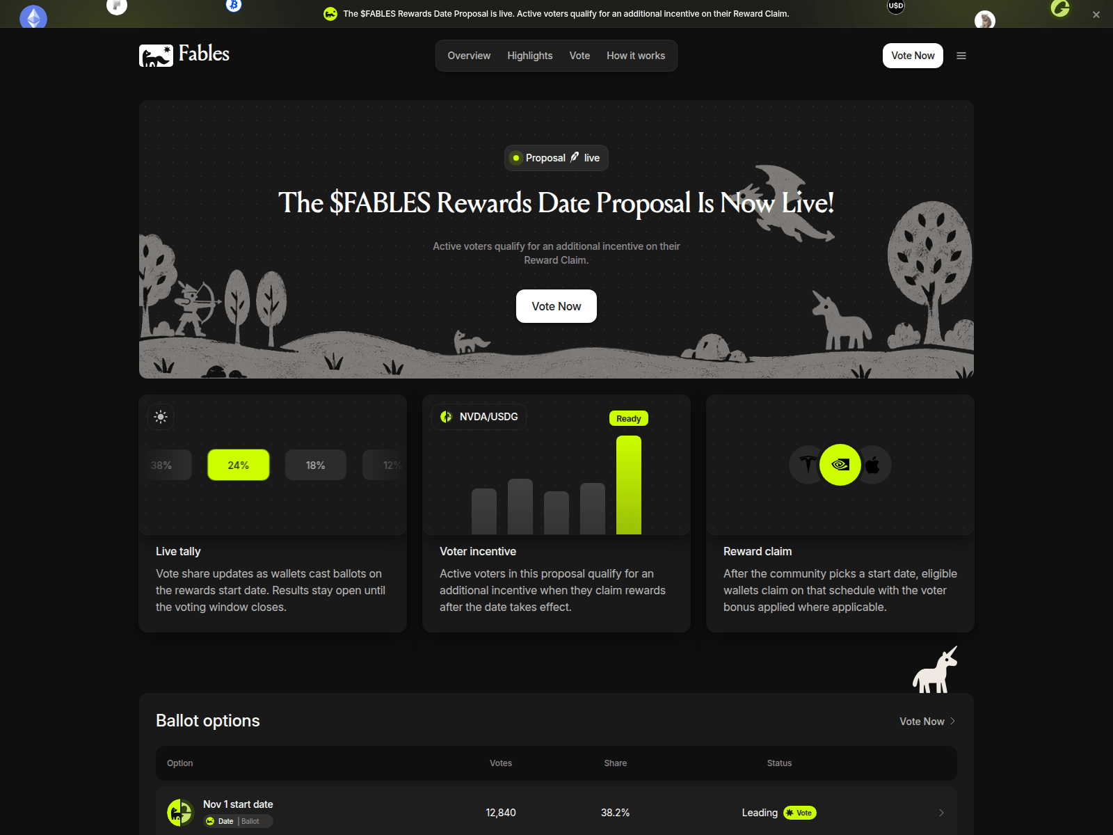 Screenshot of fables-proposal.xyz