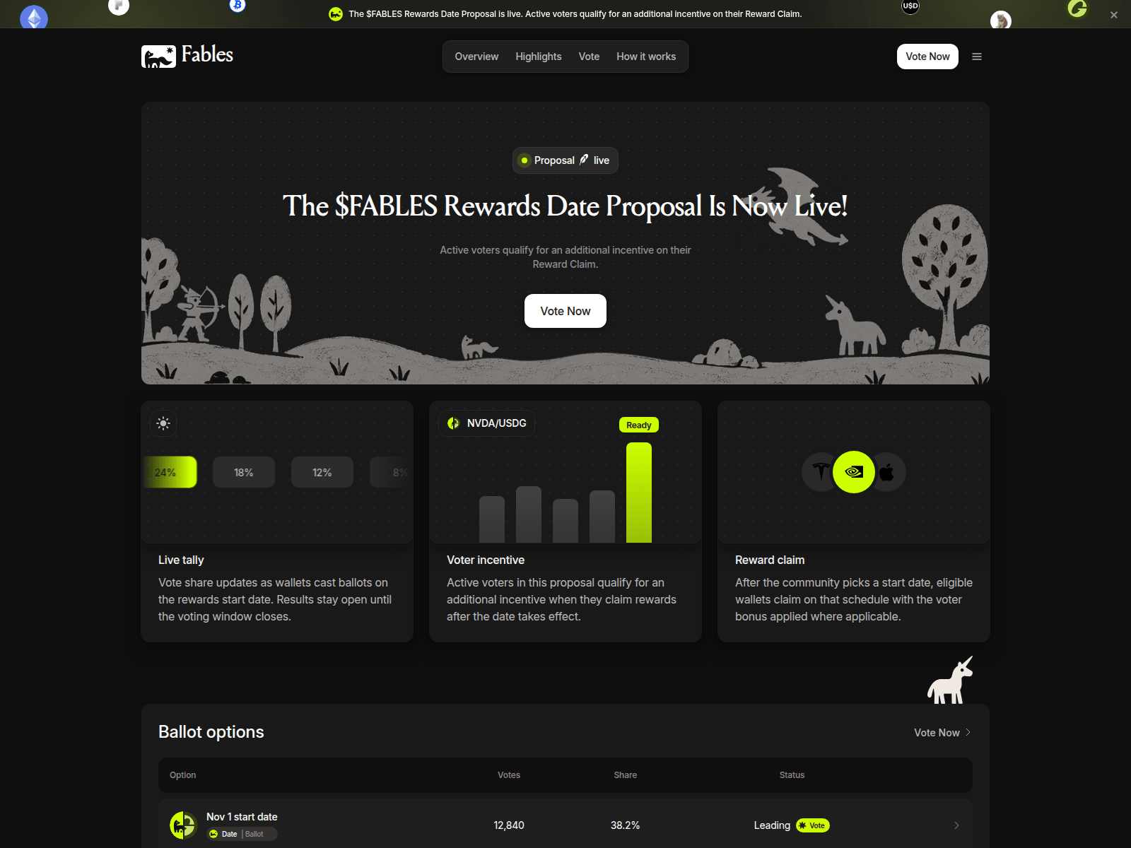 Screenshot of fables-proposals.xyz