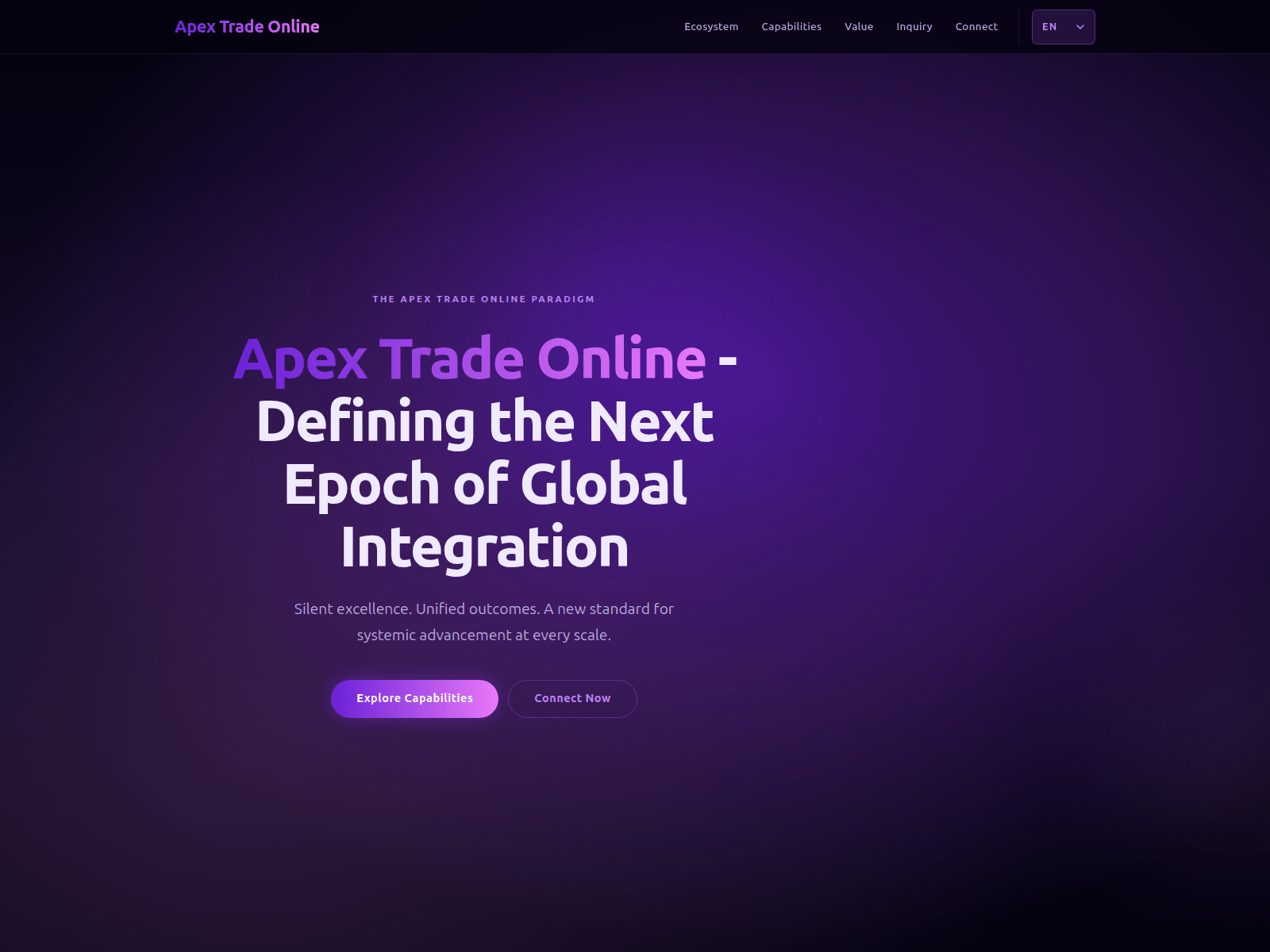 Screenshot of apextradeonline.net