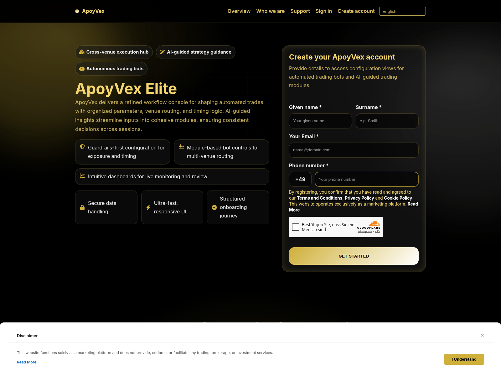 Screenshot of apoyvex.shop