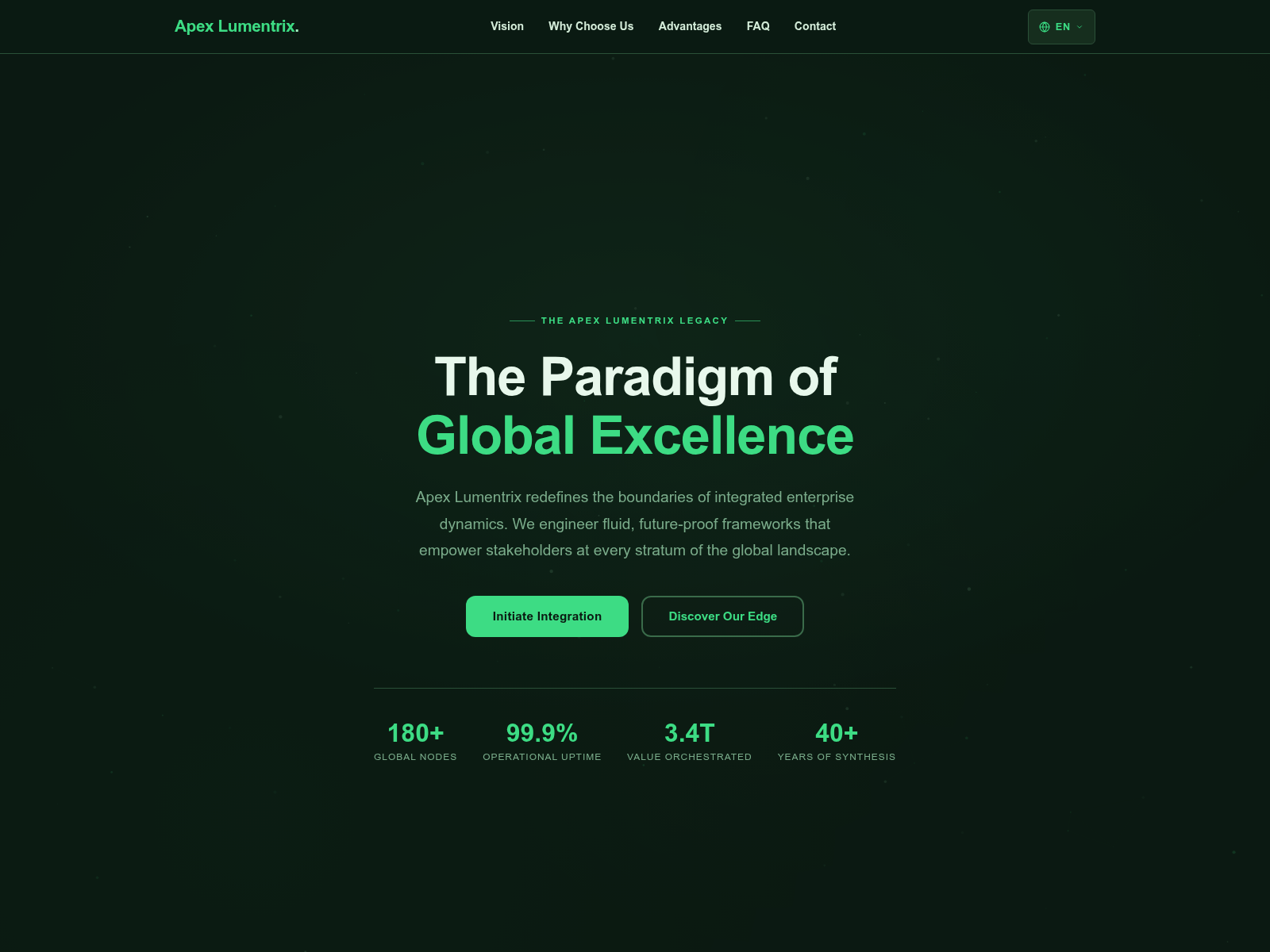Screenshot of apexlumentrix.com
