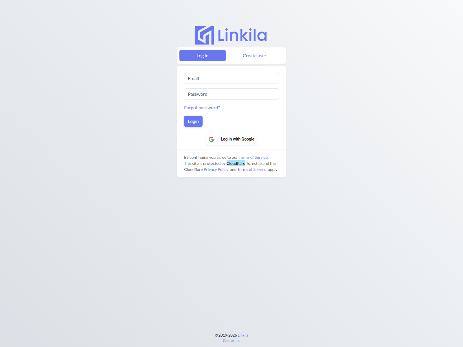 app.linkila.com のスクリーンショット
