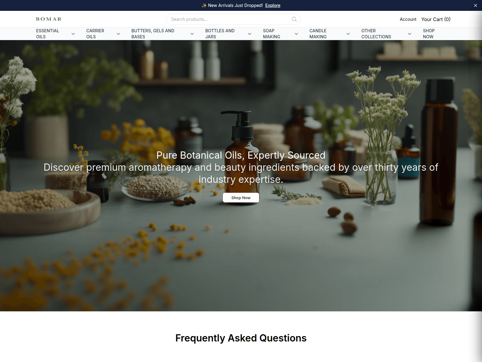 Screenshot of bomaronline.shop