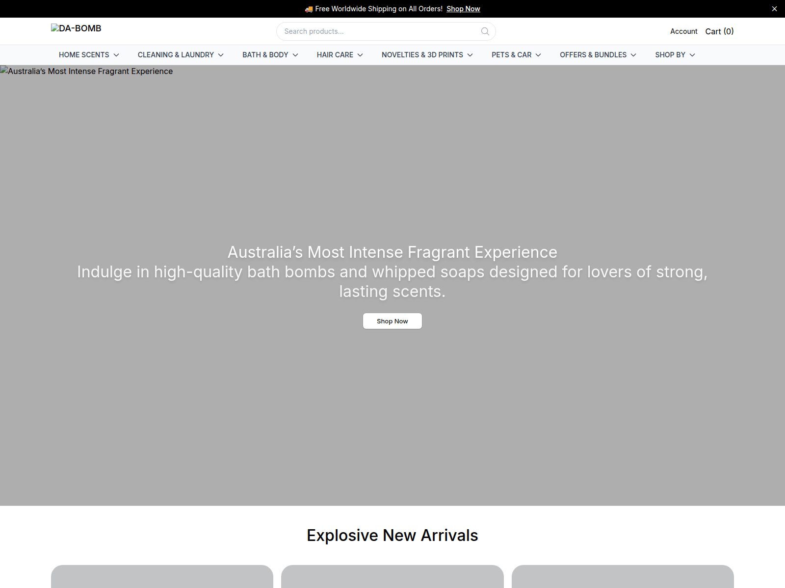 لقطة شاشة لـ bombstore.shop