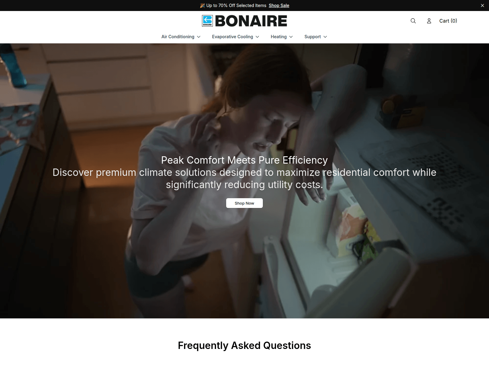 Screenshot von bonairehome.shop