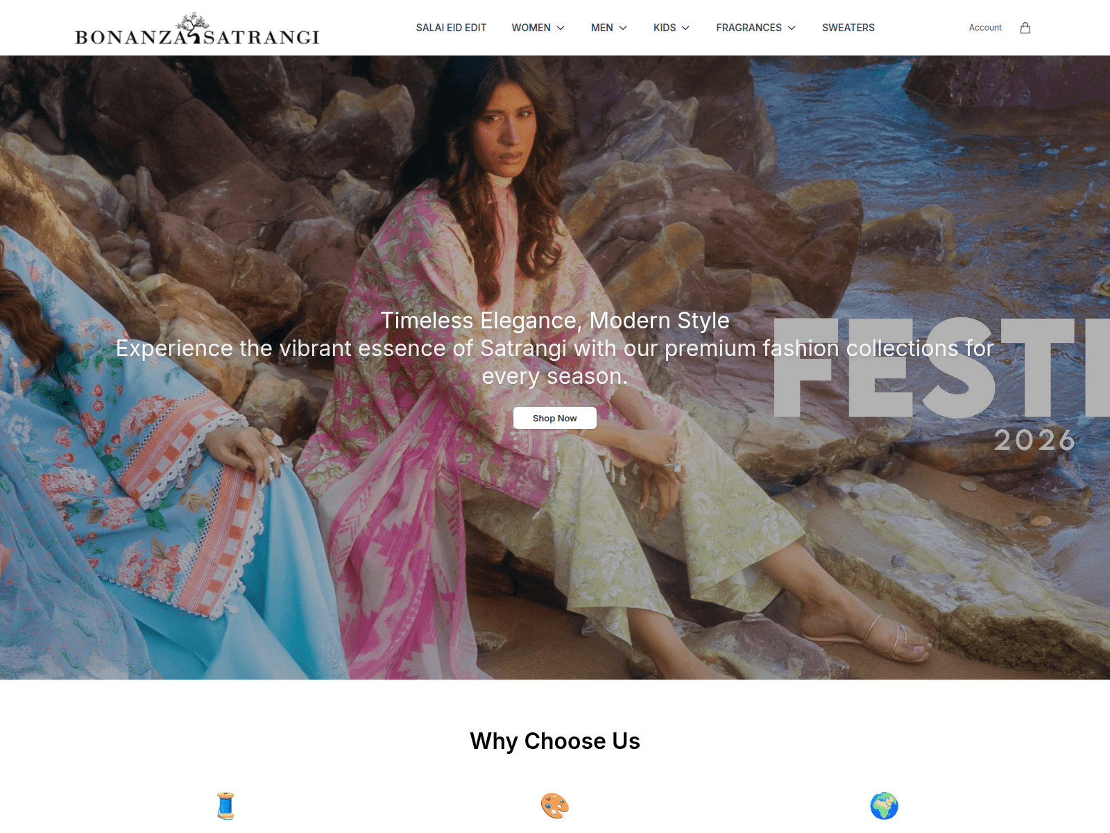 Screenshot von bonanzasatrangiapparel.shop