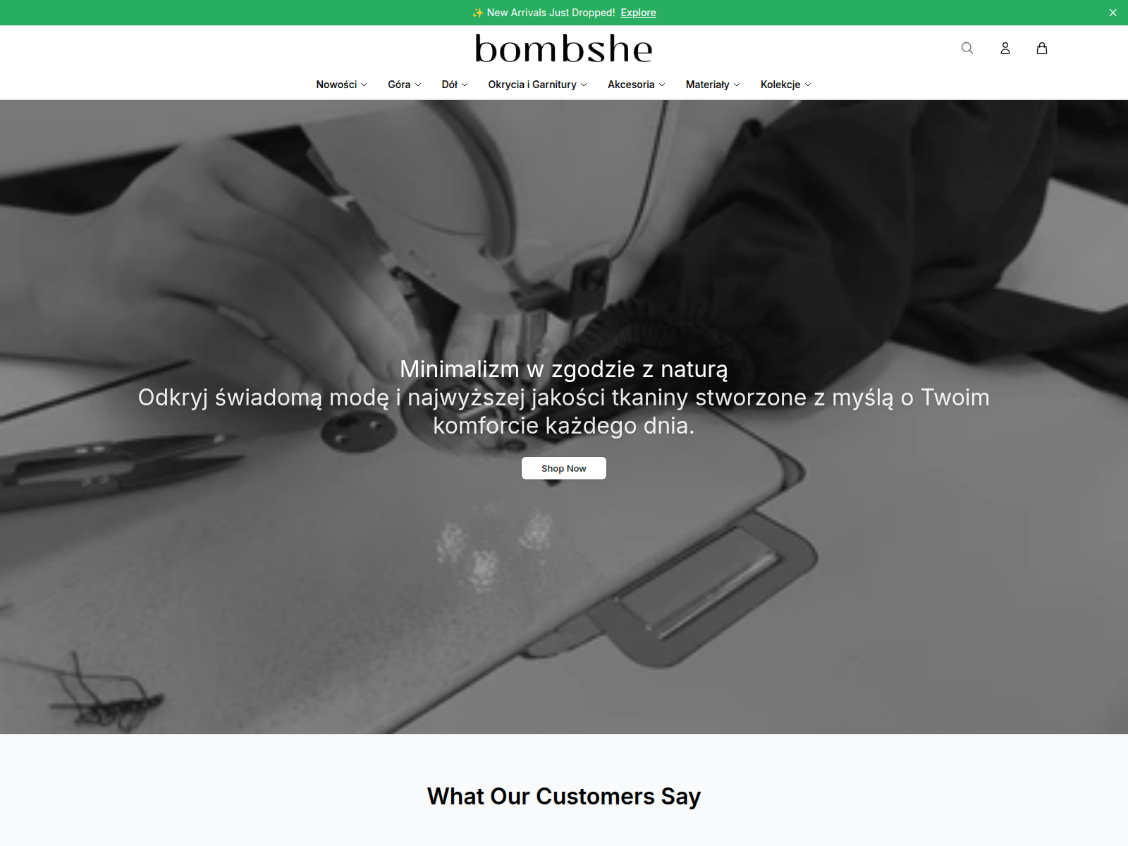 Screenshot of bombshestudio.shop