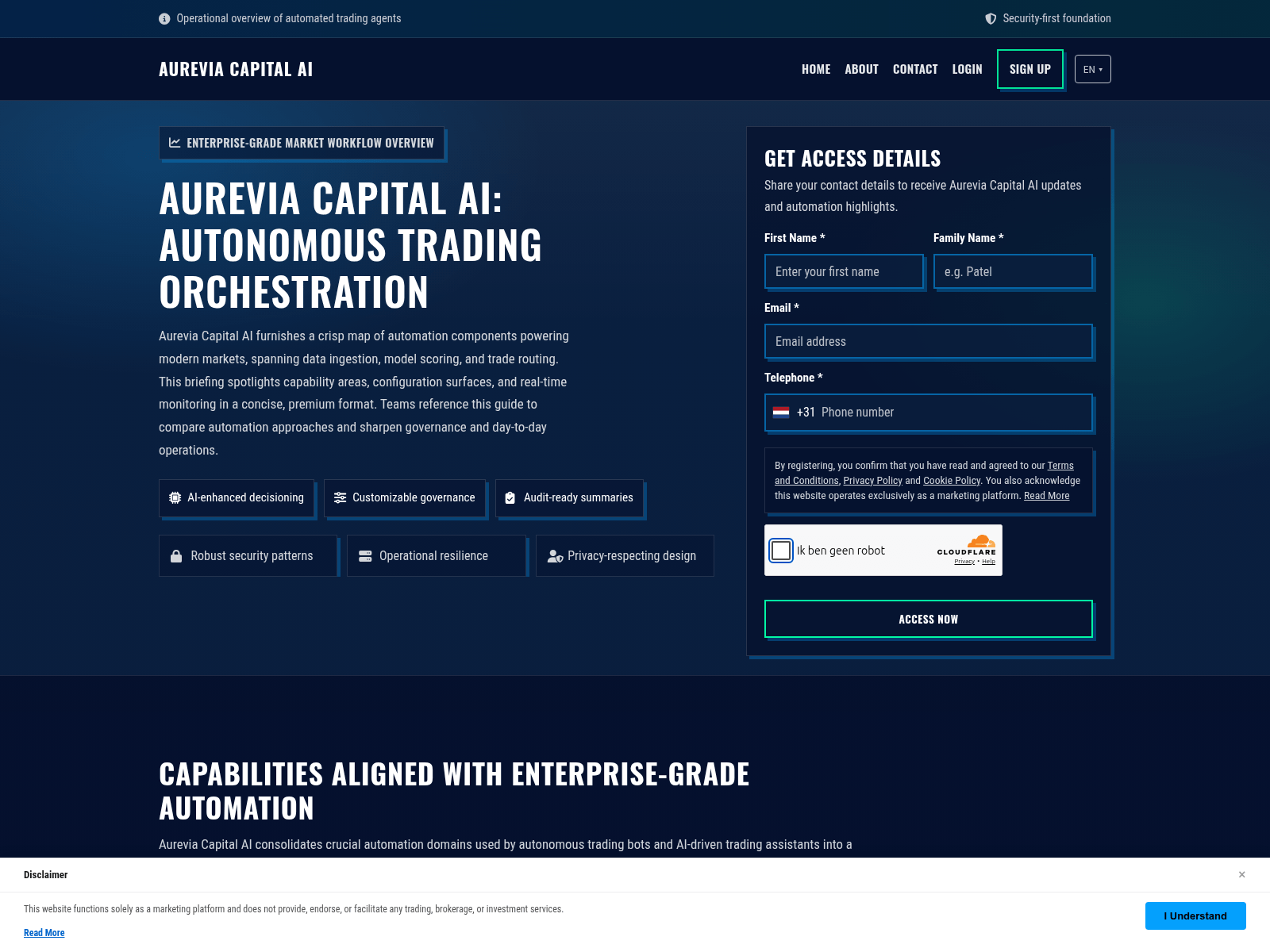Screenshot of aureviacapitalai.pro