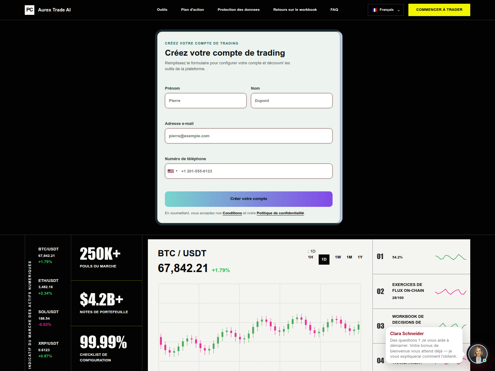 Screenshot of aurextradeai.cash